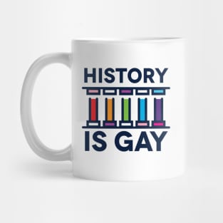 History is Gay Logo and Slogan Double-Sided Mug